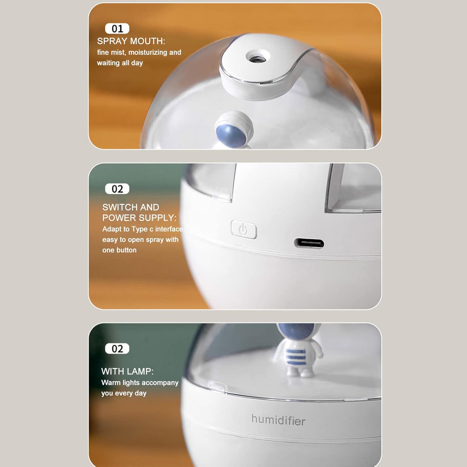 Humidificador (Space Capsule)