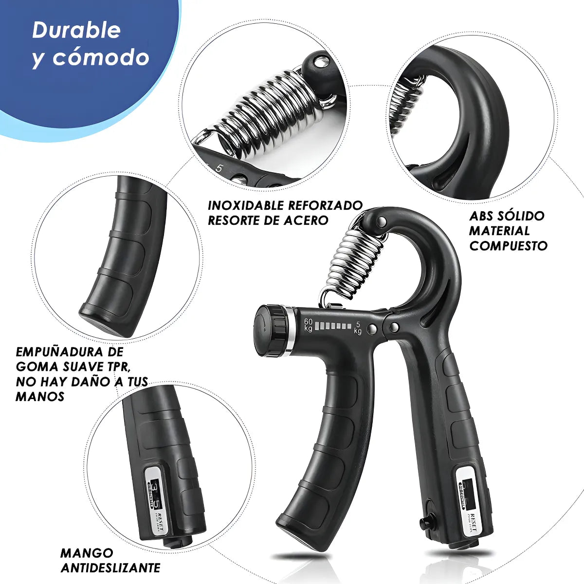 Ejercitador De Antebrazo con Contador